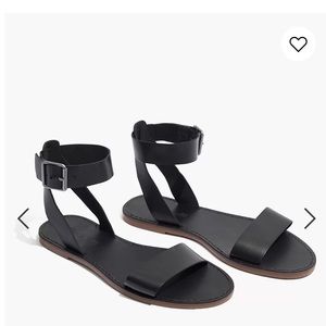 NIB Madewell Boardwalk Ankle-Strap Sandals